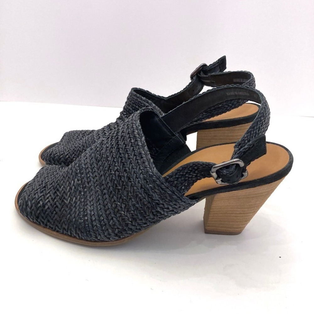 Paul Green Lovely Woven Leather Sandal  Blue UK 8 US 10.5 Womens MSRP $369